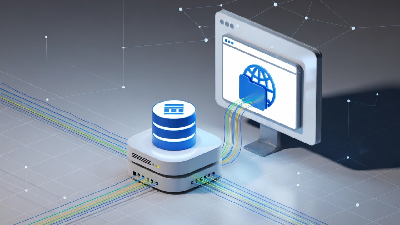 Baza danych jako centralny element przechowywania danych strony internetowej